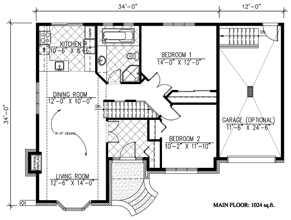 Traditional Level One of Plan 48175