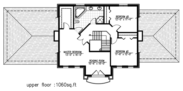 Contemporary Level Two of Plan 48178