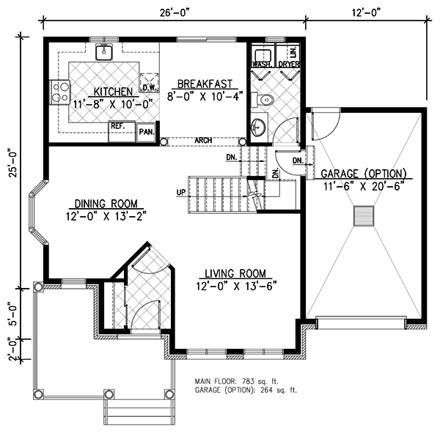 House Plan 48185 First Level Plan