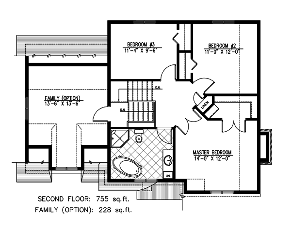 European Narrow Lot Level Two of Plan 48199