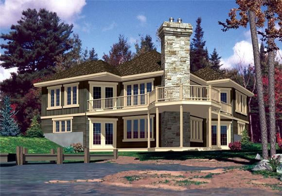 House Plan 48234 Elevation