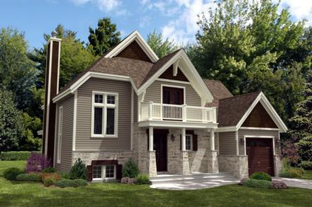 Cottage Country Elevation of Plan 48235