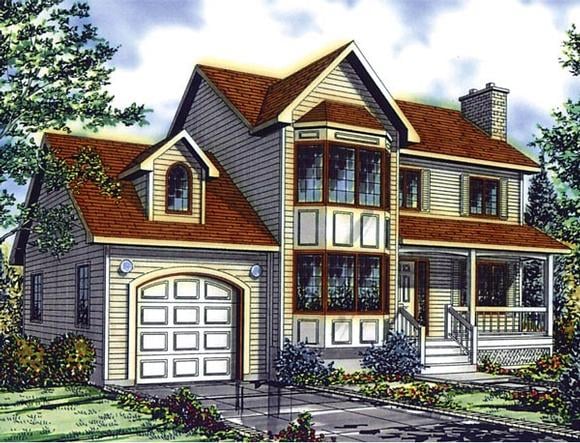 House Plan 48261 Elevation