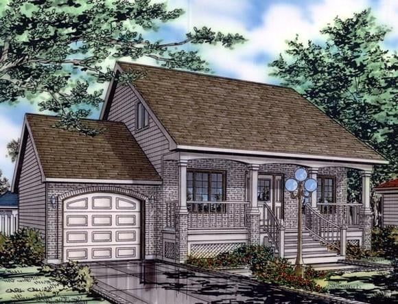 House Plan 48264 Elevation