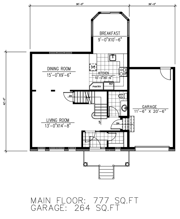 Colonial Level One of Plan 48266