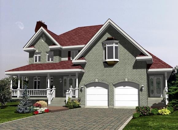 House Plan 48271 Elevation