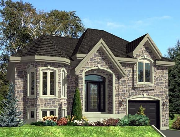 House Plan 48283 Elevation