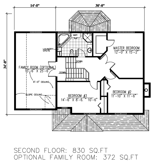 Southern Level Two of Plan 48284