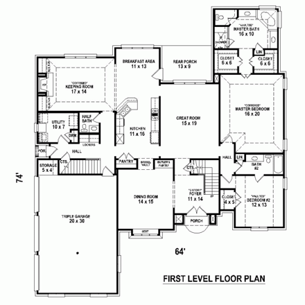 First Level Plan