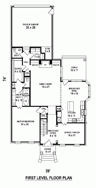 Traditional Level One of Plan 48321