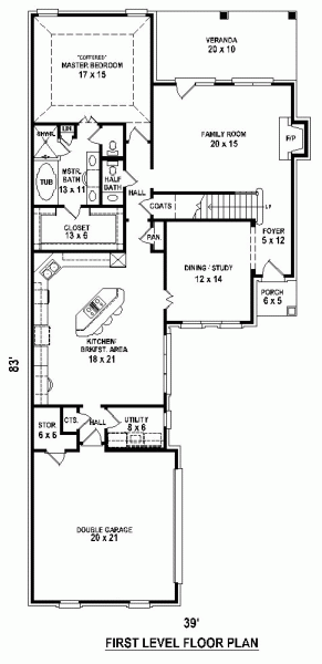 European Traditional Level One of Plan 48323