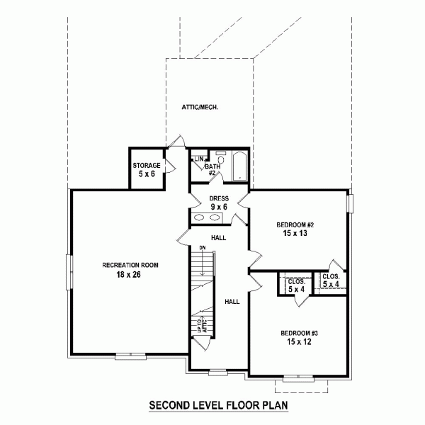 European Traditional Level Two of Plan 48326