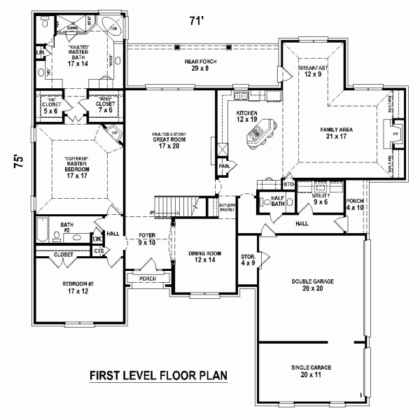 European Traditional Level One of Plan 48330