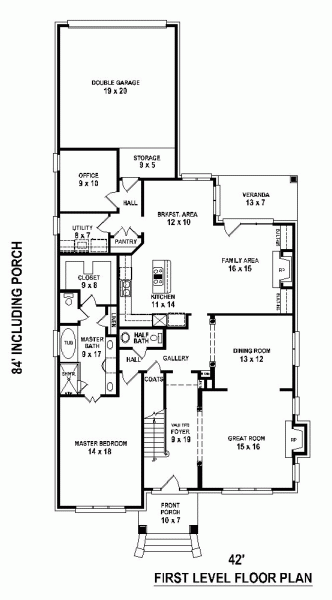 Traditional Level One of Plan 48344