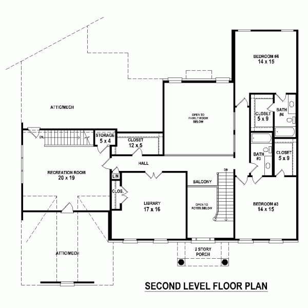 Traditional Level Two of Plan 48357