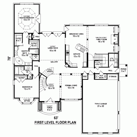 First Level Plan