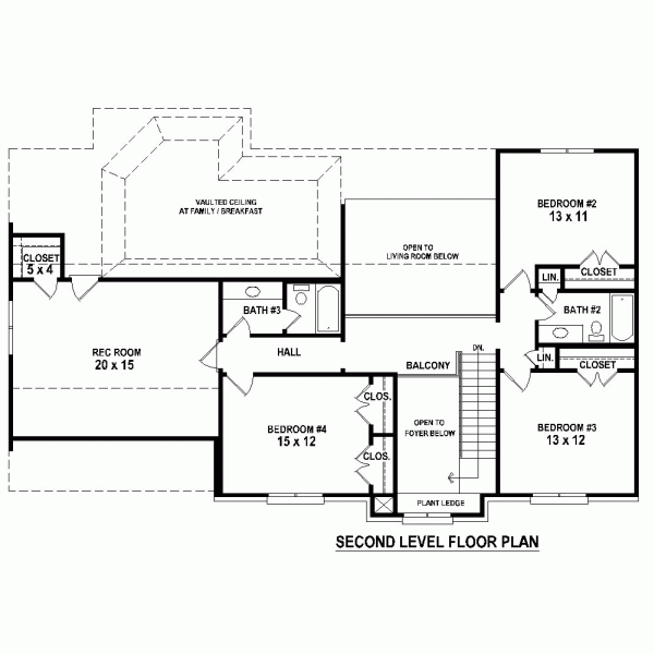 Traditional Level Two of Plan 48373