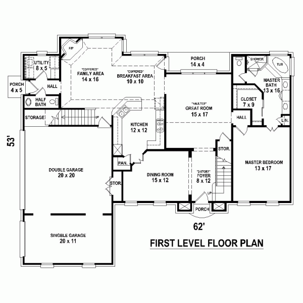 Traditional Level One of Plan 48374