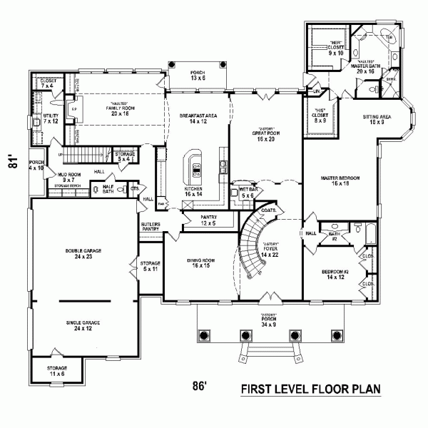 Traditional Level One of Plan 48393