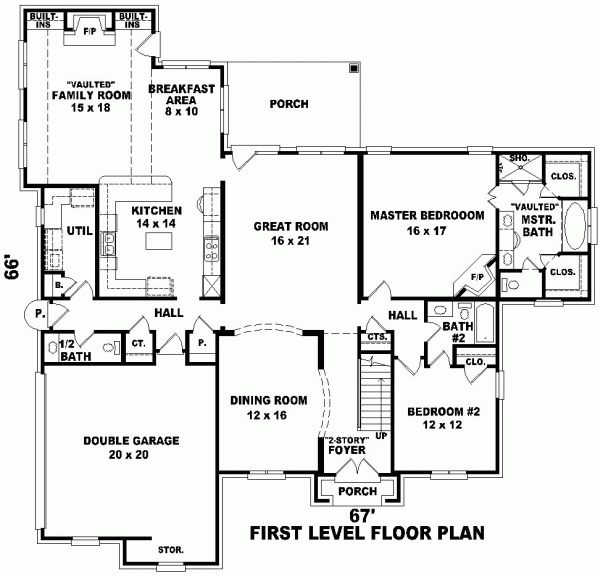 European Traditional Level One of Plan 48503