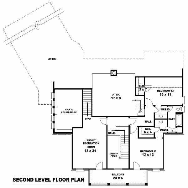 Traditional Level Two of Plan 48508