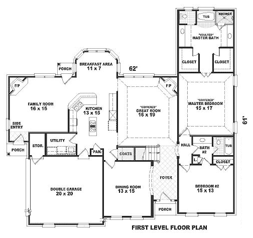 Traditional Level One of Plan 48522