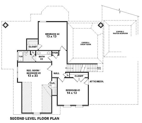 Traditional Level Two of Plan 48522