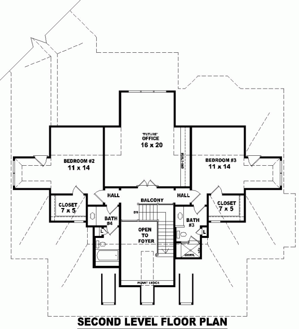 Cape Cod Level Two of Plan 48523