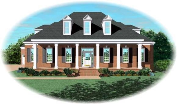 House Plan 48523 Elevation