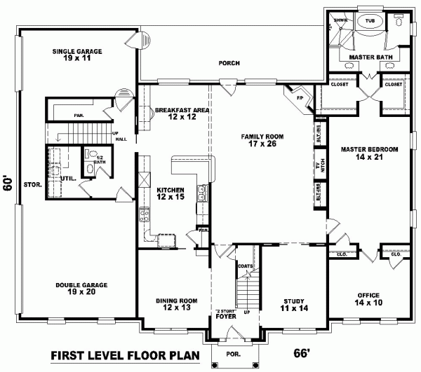 Traditional Level One of Plan 48528