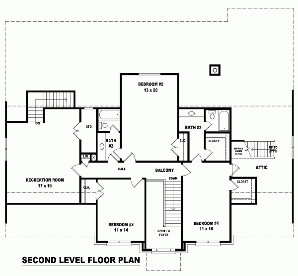 Traditional Level Two of Plan 48528
