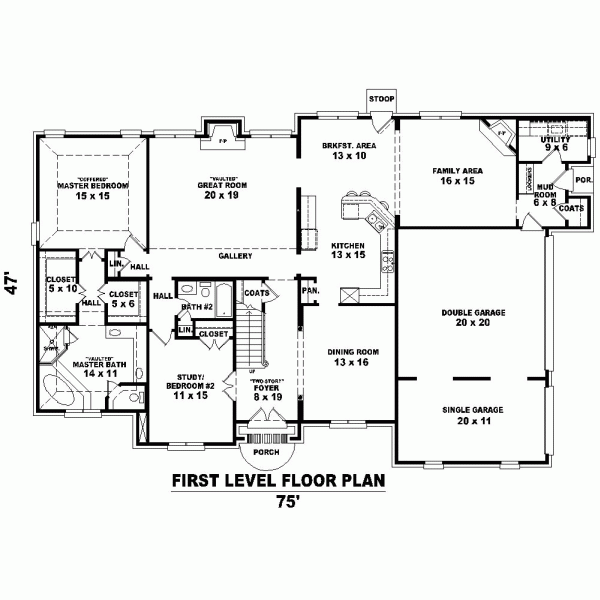 European Traditional Level One of Plan 48546