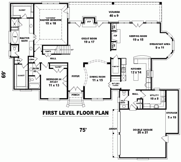 European Traditional Level One of Plan 48577