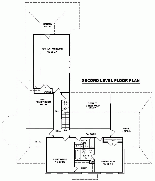 European Traditional Level Two of Plan 48587