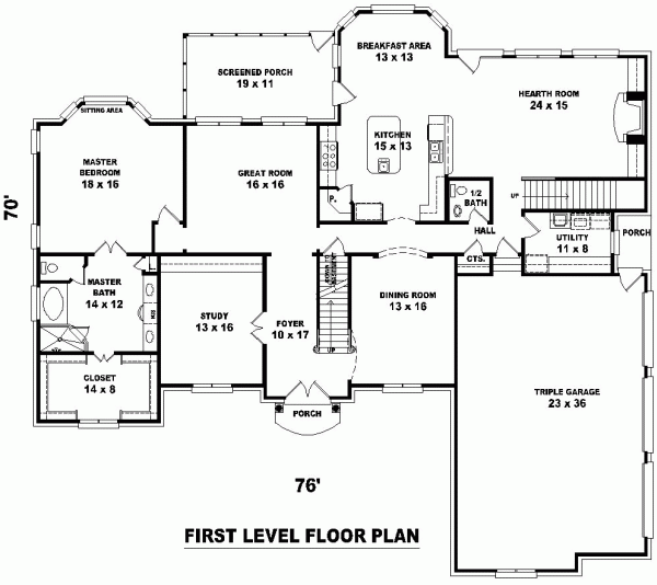 Colonial Level One of Plan 48600