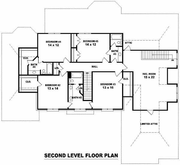 Colonial Level Two of Plan 48600