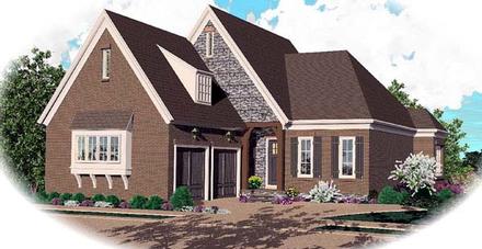 House Plan 48607 Elevation