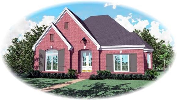 House Plan 48610 Elevation