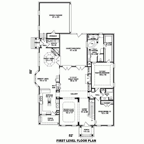 European Traditional Level One of Plan 48617