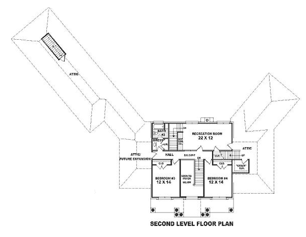 Traditional Level Two of Plan 48619