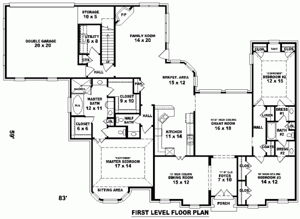 European Traditional Level One of Plan 48629