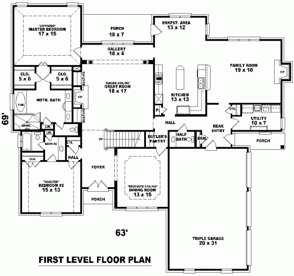 European Traditional Level One of Plan 48640