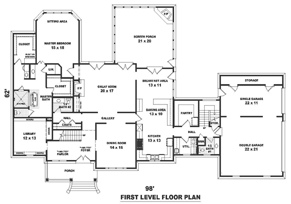 Traditional Level One of Plan 48642