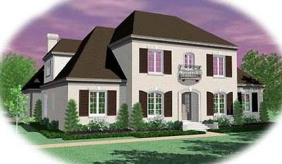 House Plan 48684 Elevation