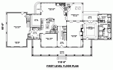 First Level Plan