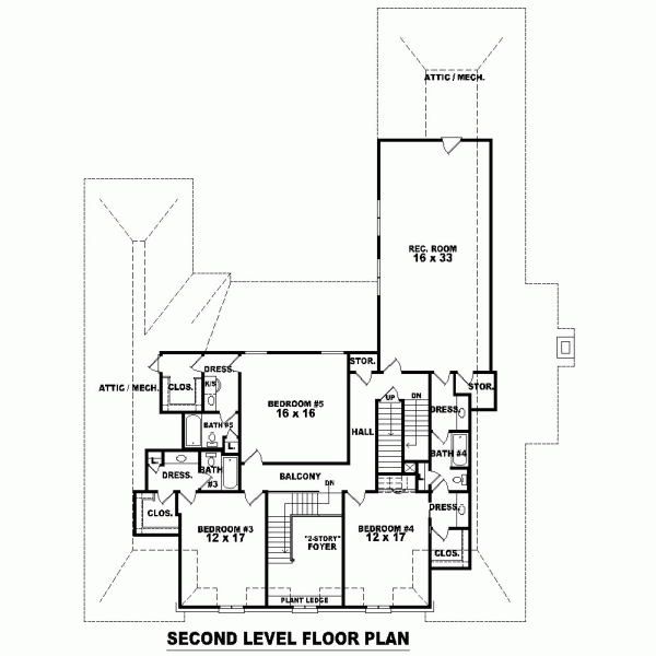 European Traditional Level Two of Plan 48700