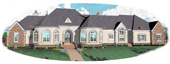 House Plan 48709 Elevation