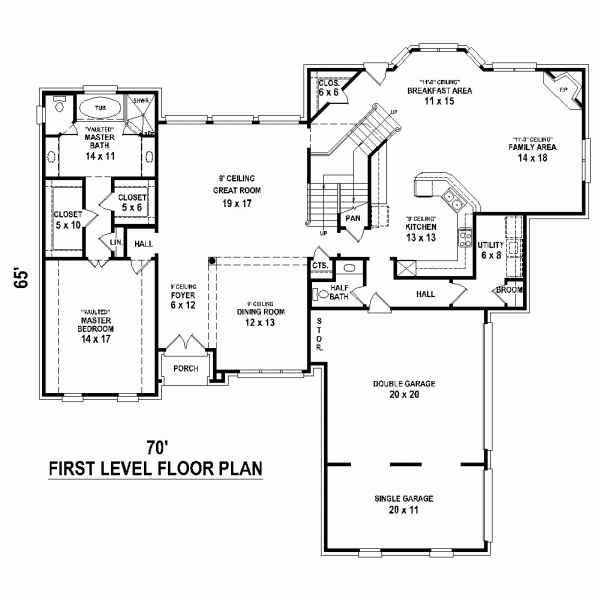 European Traditional Level One of Plan 48726