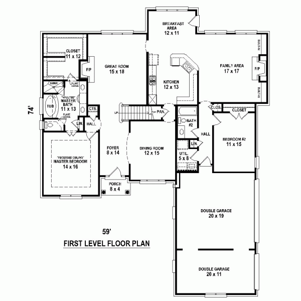 European Traditional Level One of Plan 48727