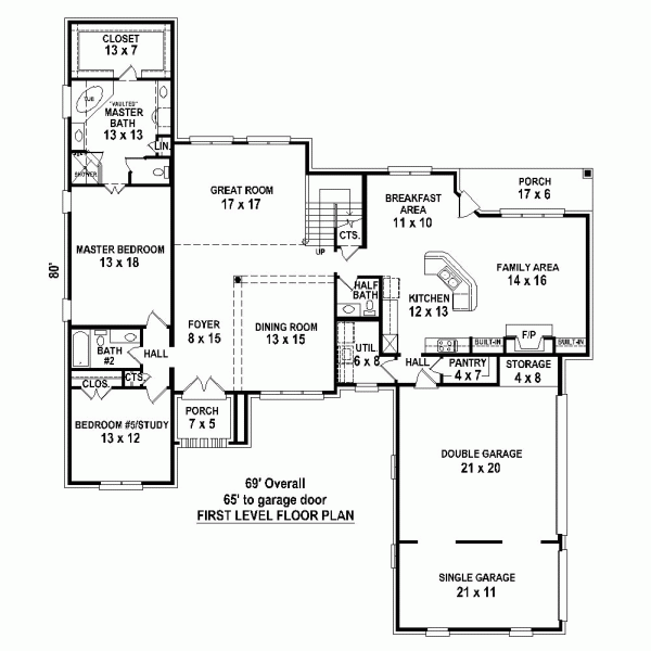 European Traditional Level One of Plan 48737